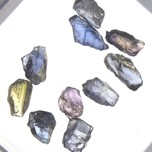 Raw Tanzanite Crystal: Blue Violet Rough Gemstone, 6.10 Carats