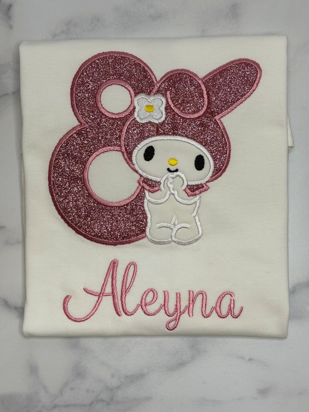 Mel Rabbit Embroidered Birthday Shirts - Etsy