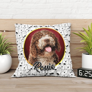 Custom Dog Pillow, Personalized Pet Pillow, Customized Dog Photo Pillow, Dog Portrait Pillow, Custom Throw Pillows Cases, Custom Dog plush