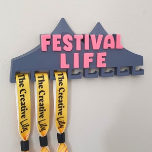 Festival Wristband Hanger | Music Memorabilia Display | Festival Gift Idea