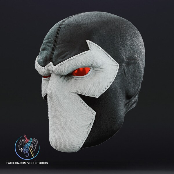 Bane Comic Book Version Helmet/Mask Kit - 3D Printed Cosplay Accessory (Unpainted RAW 3D print)