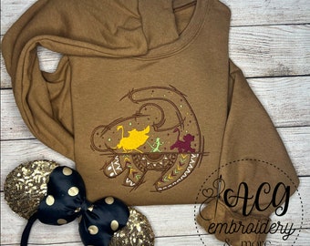 Sudadera bordada del Rey León