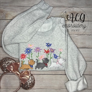 Aristocats Embroidered Sweatshirt