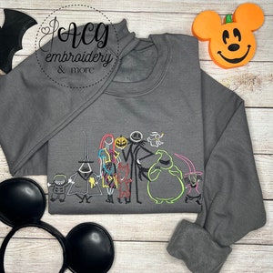 Nightmare Family Embroidered Sweatshirt