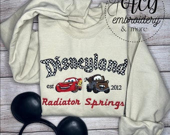 CarsLand Embroidery Sweatshirt