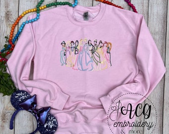 Princess Embroidered Sweatshirt