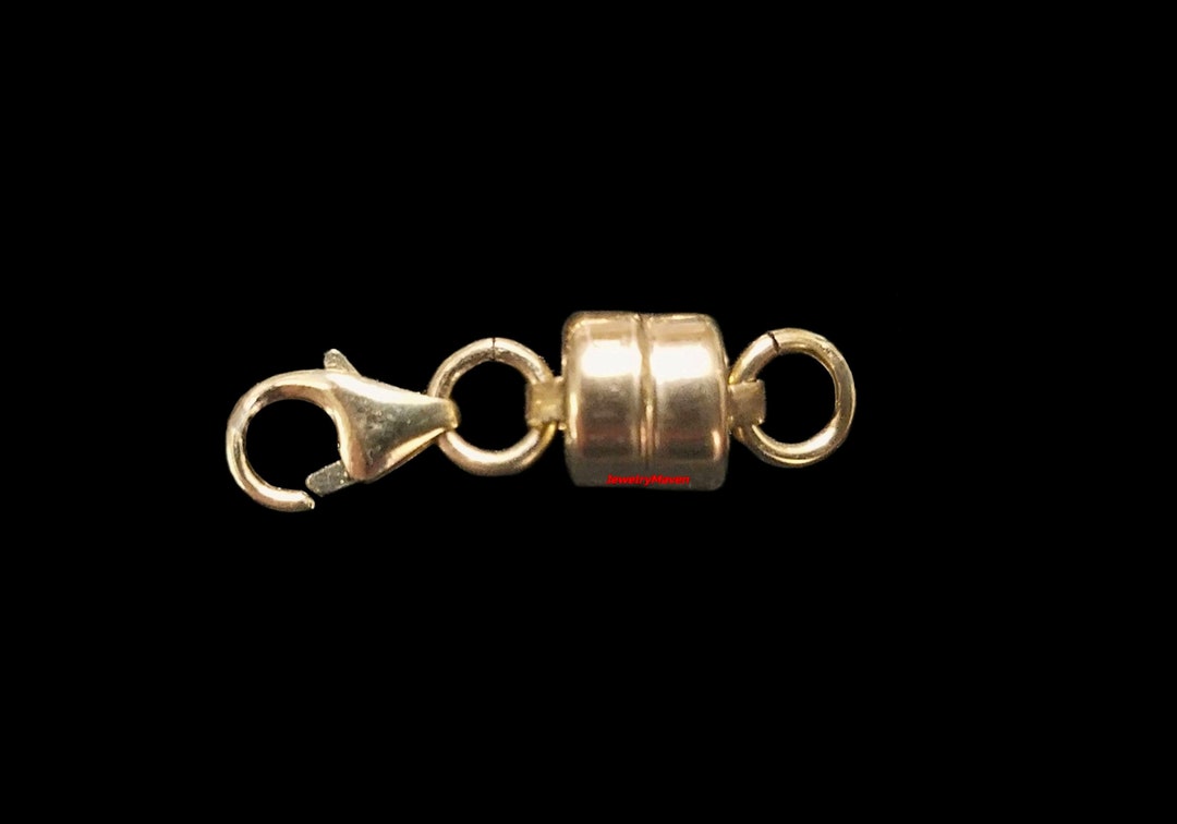 thumbnail image 2 of 14k Yellow Gold Magnetic Clasp Converter – 5.5mm, High Polish – JewelryMaven 2 of 5