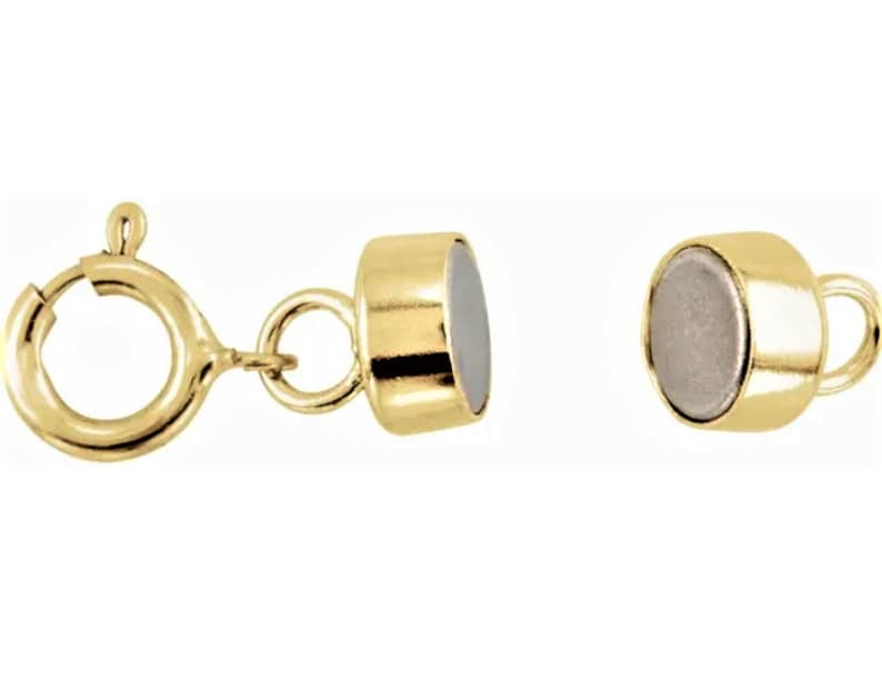 14k Clasp Converter Extender Yellow or White Solid Etsy