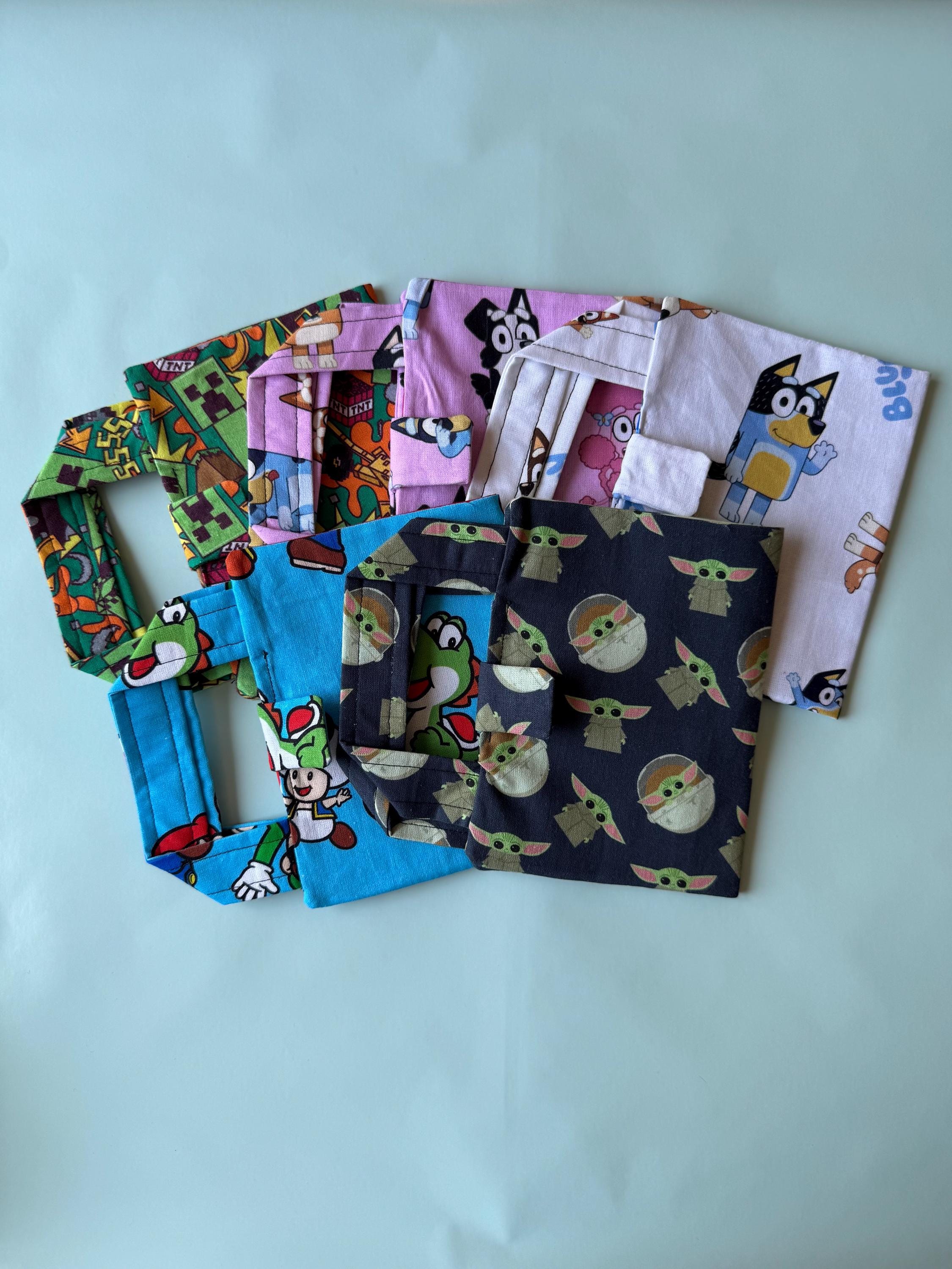 Bluey Crayon Wallet for Kids - Notepad and Crayons Included! - Etsy
