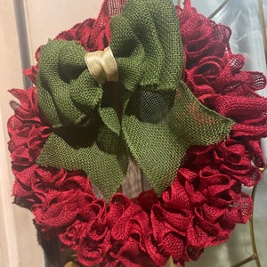 Christmas wreath, Red wreath, Red burlap wreath, Valentines wreath, Buffalo check wreath, winter wreath, Xmas wreath