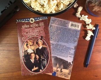 BUTCH CASSIDY & The Sundance Kid Upcycled VHS Notizbuch