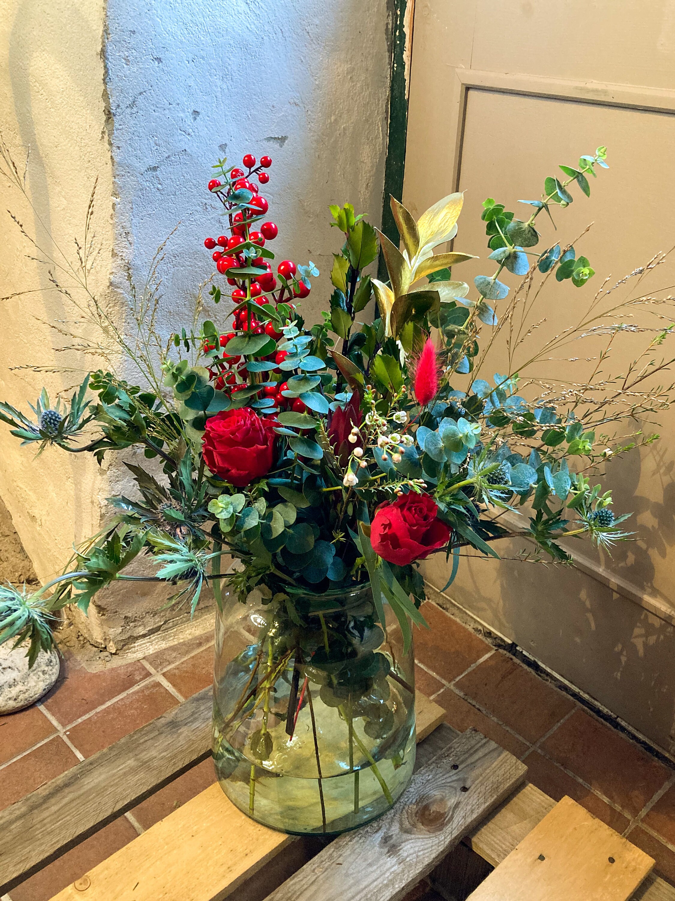 Christmas Foliage Christmas Flowers Christmas Decorations Etsy UK