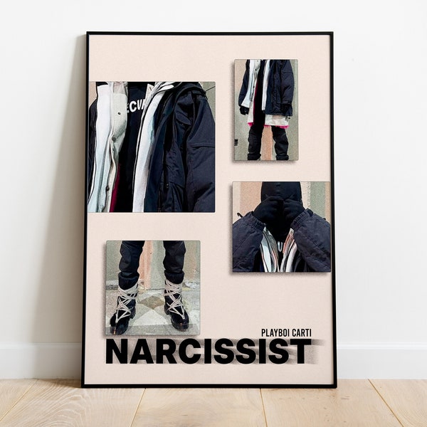 Playboi Carti Narcissist T-Shirt – 2021 Tour – Black – Men’s – New With Tags