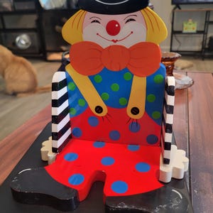 Clown Bookends - Etsy