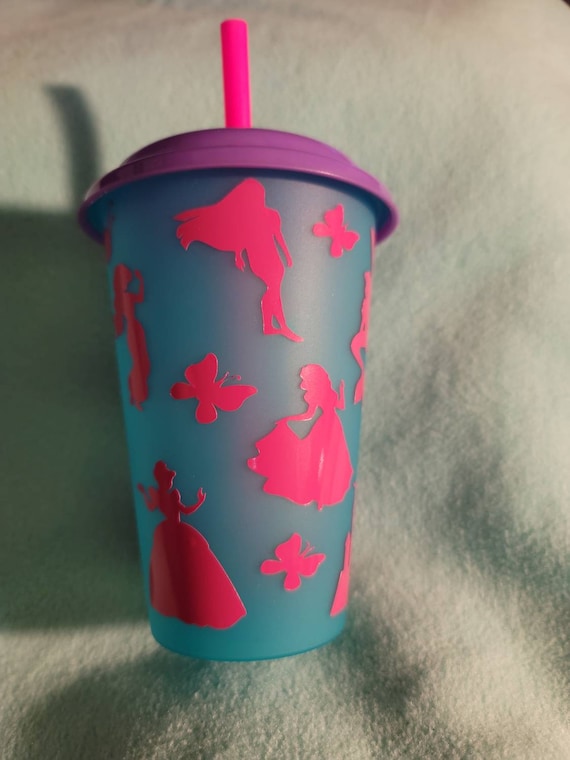 Disney Princess Color Changing Cold Cup Etsy