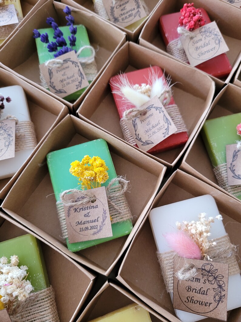 40 Pcs Handmade Scented Soaps MIX Bulk Vegan Soaps Wedding Etsy