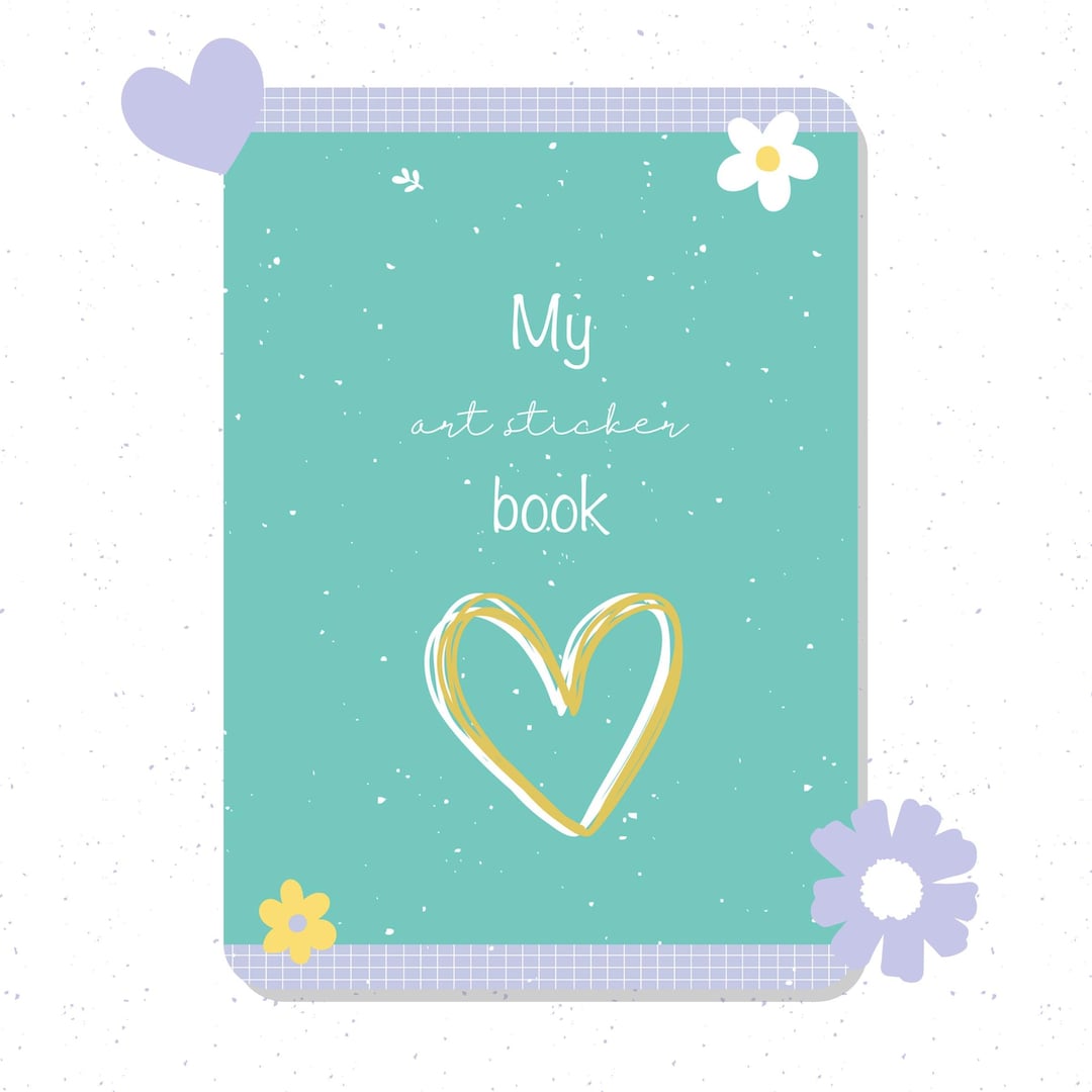 Blank Reusable Sticker Book Stickers Storage - Etsy
