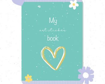 Blank Reusable Sticker Book Stickers Storage