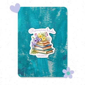 Sticker livresques en vinyle, cadeau pour amateur de livres d'amour, Sticker livre imperméable, Sticker Kindle, Sticker pour ordinateur portable, Sticker pour journal intime