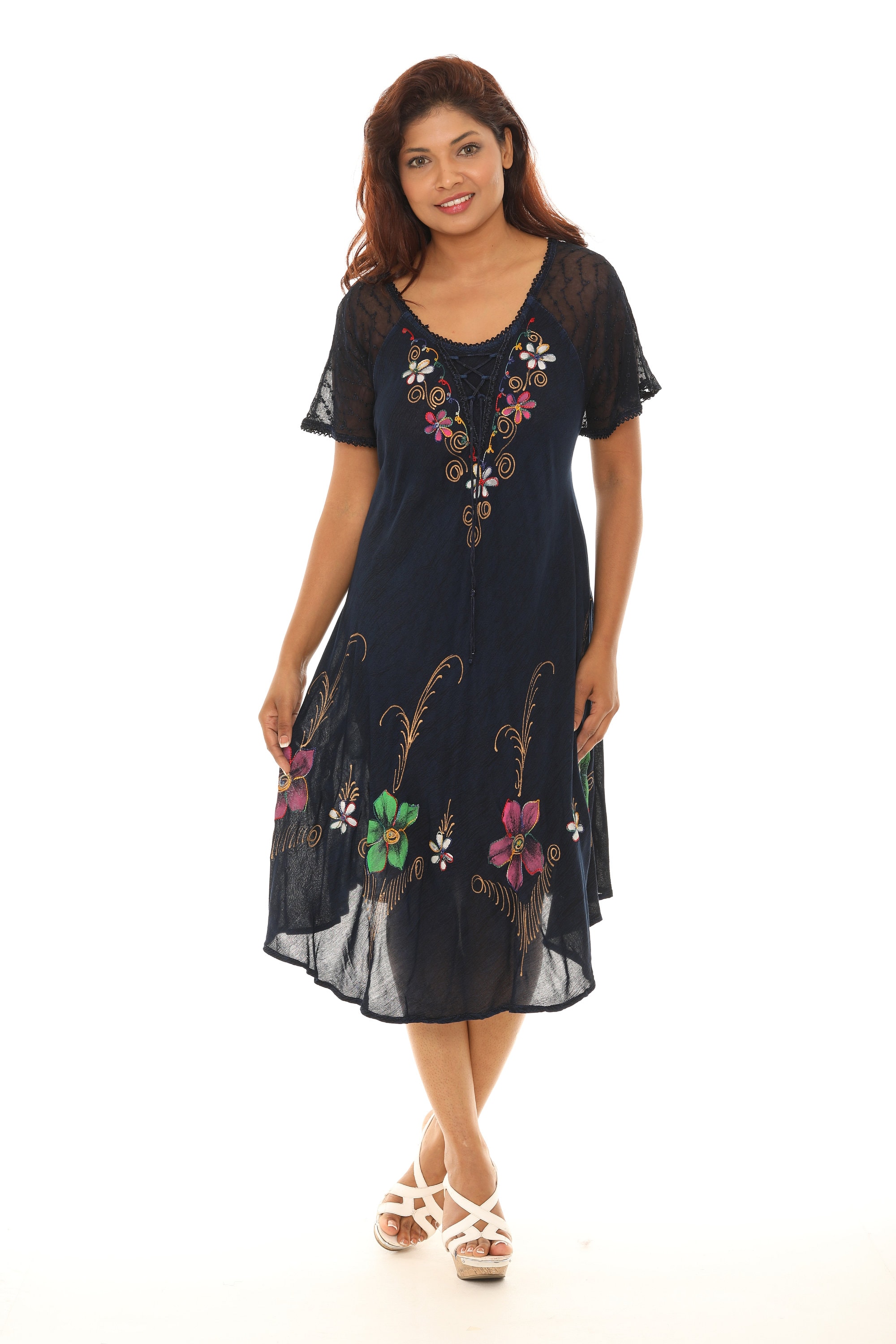 Women Embroidered Dresses Summer - Etsy