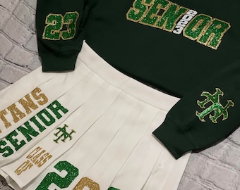 Personalized Senior|Graduation 2024 Skirt| Set| Graduation Gift 2024| Graduation Outfit| SENIOR 2024| Graduation Stole |8TH |5th grade grads