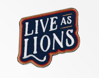 Live As Lions Logo Patch