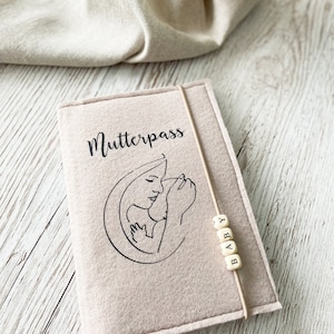 Mutterpass | Mutterpasshülle Filz | Geburt | personalisiert | Schwangerschaft | Geschenk