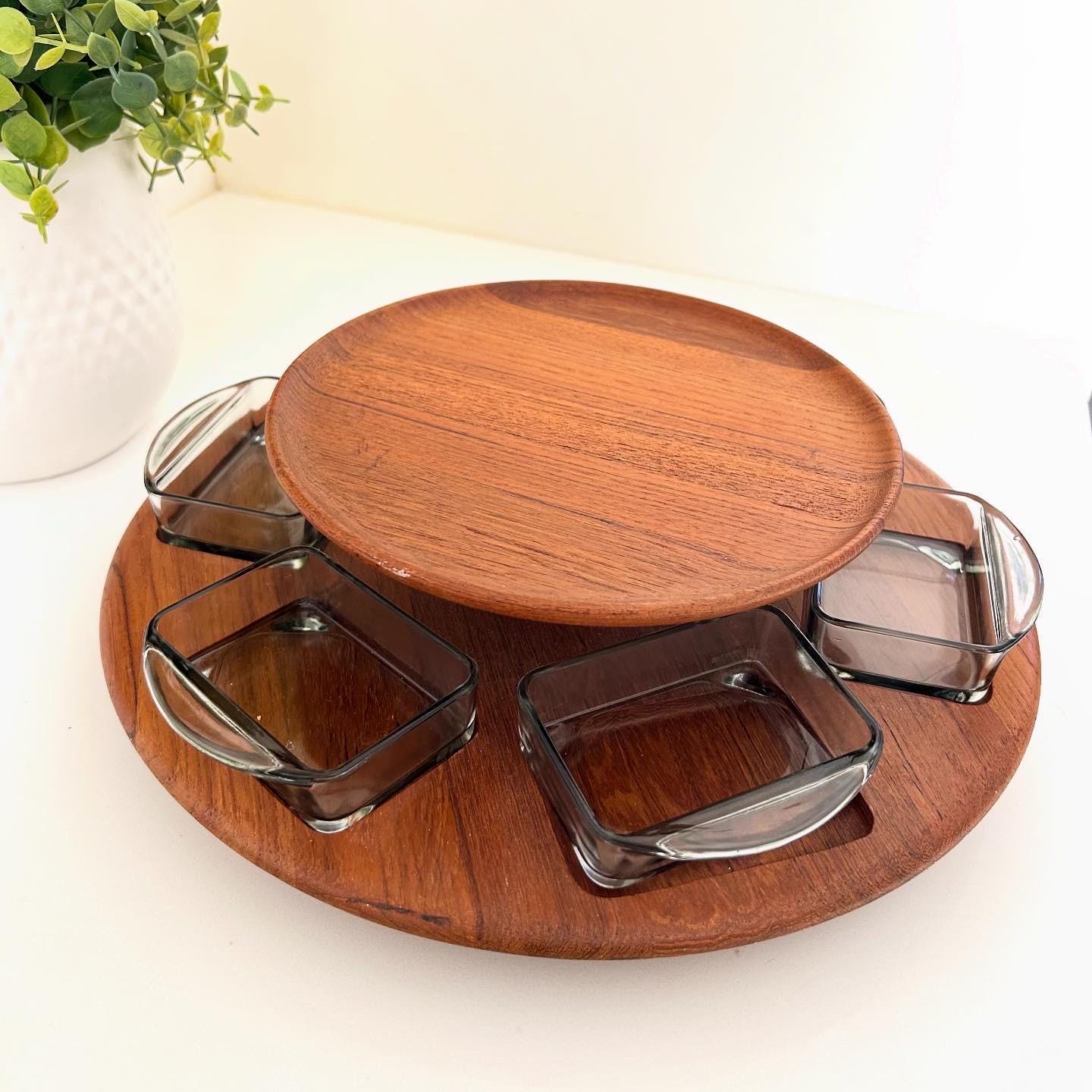 食器 DENMARK DIGSMED DESIGN Danish Mid-Century Modern Teak Bowl, a Large Salad or Fruit Bowl