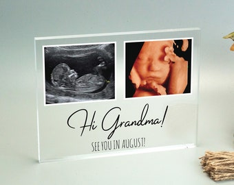 Pregnancy Announcement Sign, Sonogram Picture Frame, Ultrasound Picture Display, Gift For Mother's Day, First Mom Gifts, Baby Reveal Stand