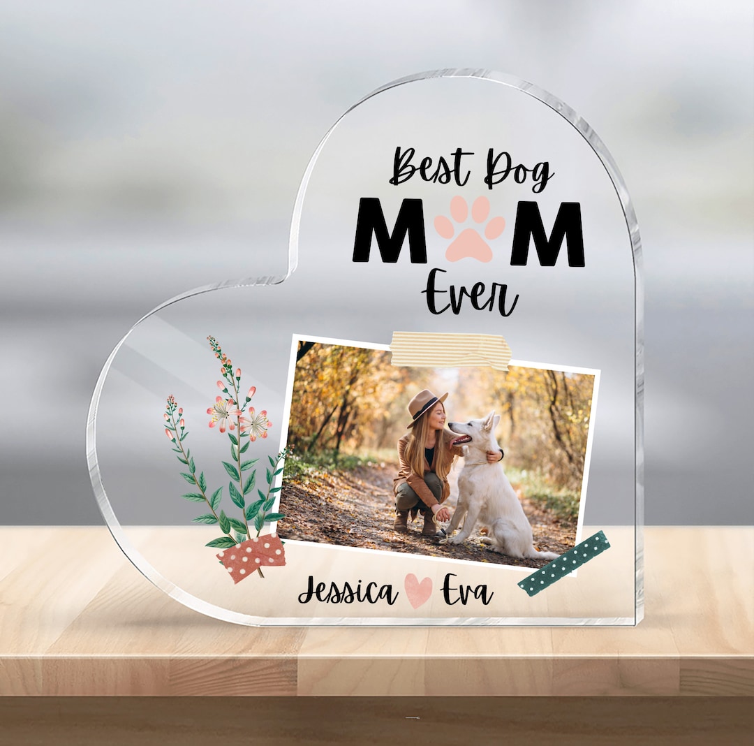 Custom Dog Mom Gifts, Personalized Dog Owner Gift, Cat Moms Mothers Day, Pet Picture Stand
