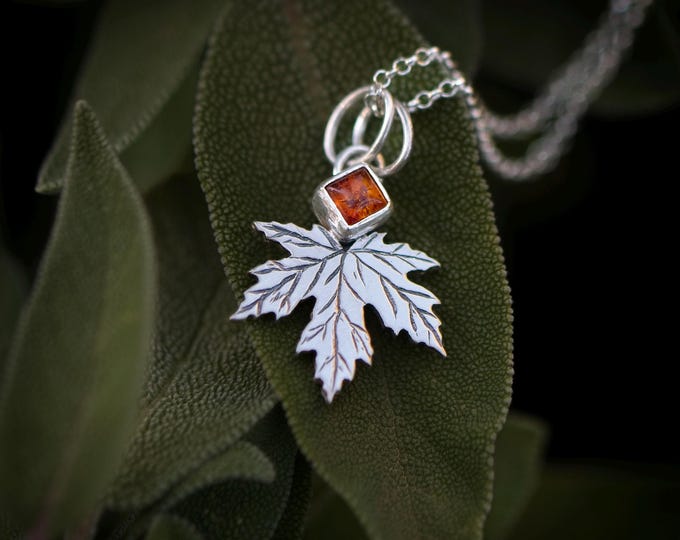 Amber and Maple pendant