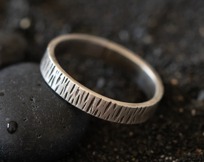 Birch bark ring