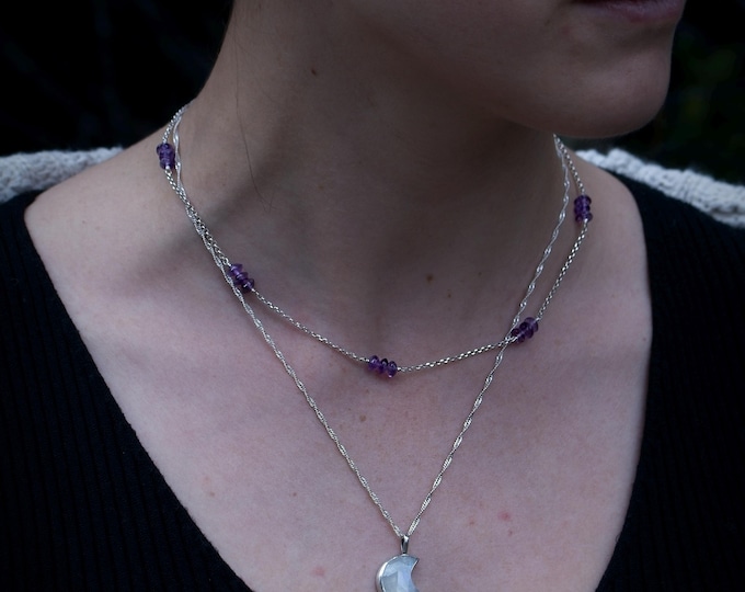 Amethyst wisdom necklace