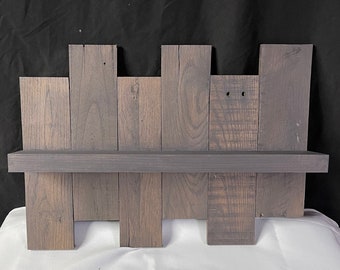 Rustic wall shelf