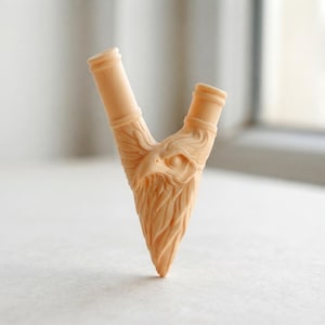 Eagle Kuripe – 3D Printed Self Applicator Pipe – Shamanic Rapé Tool – Eagle Totem Sacred Pipe – Lightweight Ritual Kuripe imagen 1