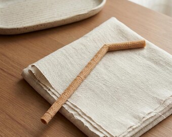 Tepi 3 – 3D Printed Beige Rapé Applicator Blowpipe, Tribal Textured Ritual Tool for Shamanic Ceremony | Free Shipping