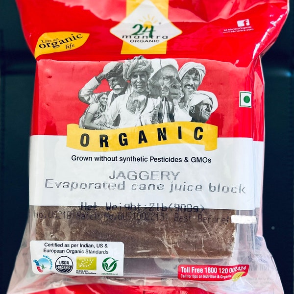 24 Mantra Organic Jaggery blocks