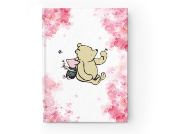 Winnie the Pooh blank page journal, Vintage Winnie the Pooh hardcover Sketchbook/notebook