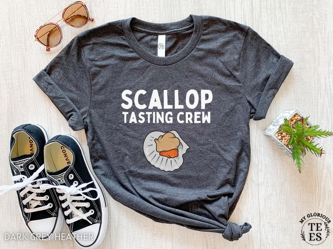 Scallop Shirt Funny Scallop Shirts Mens Scallop Gifts for Her - Etsy
