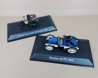 Miniature Polistil 1/40 – Mercedes 450 SLC Rally Bleue – Vintage – E2008