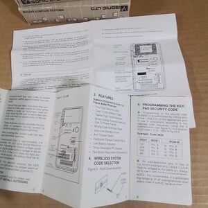 Wireless Keypad lot 2 x Visonic CL-4W vintage image 5