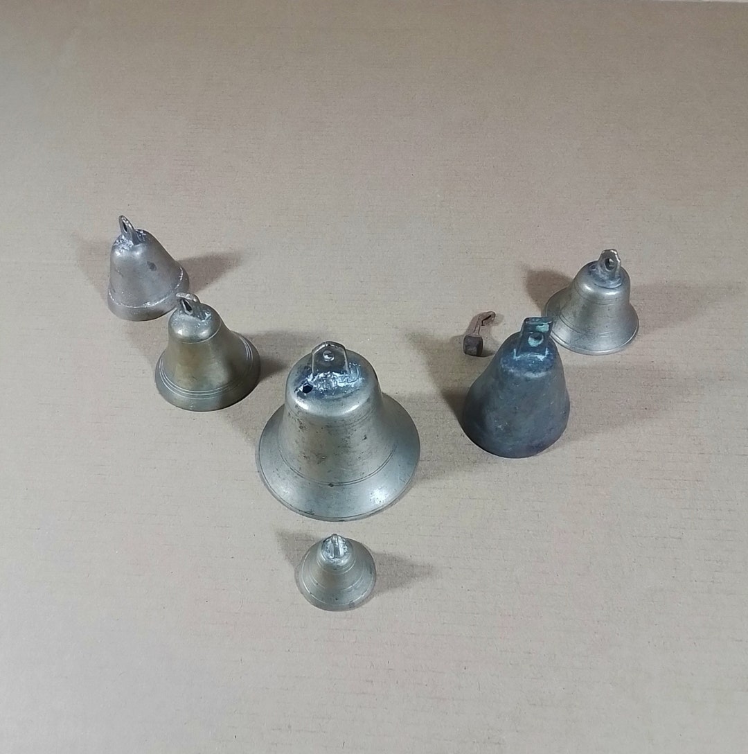 Lot of 6 19th Century Bronze Bells, Some With Missing Clapper - Etsy