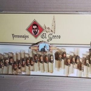 Cigar Box El Greco Caja Tabaco Cigarros Puros, cartón