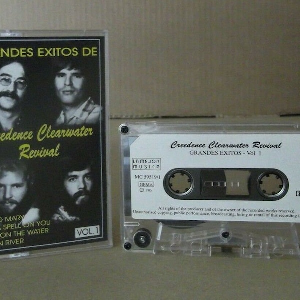 Music Cassette Credence Clearwater Revival Grándes Exitos Vol.1 Spain