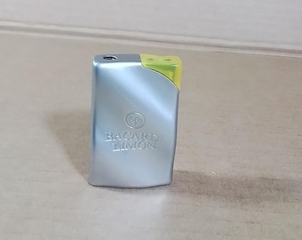 Vintage Gas Lighter Bacardi Lemon Working Lighter Briquet Feuerzeug