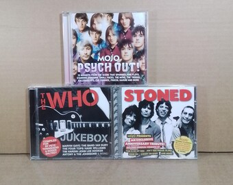 Set van 3 cd's: MOJO, Stoned, The Who, Psych Out, Various Artists