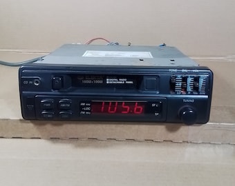 Cassette Radio Vintage Voiture Elekta EX-390 Autoradio Panneau Amovible