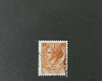 Lot 3 Stamp stamp francobollo Poste Italiana Lire 15 60 80 Filigree Stelle Siracusana