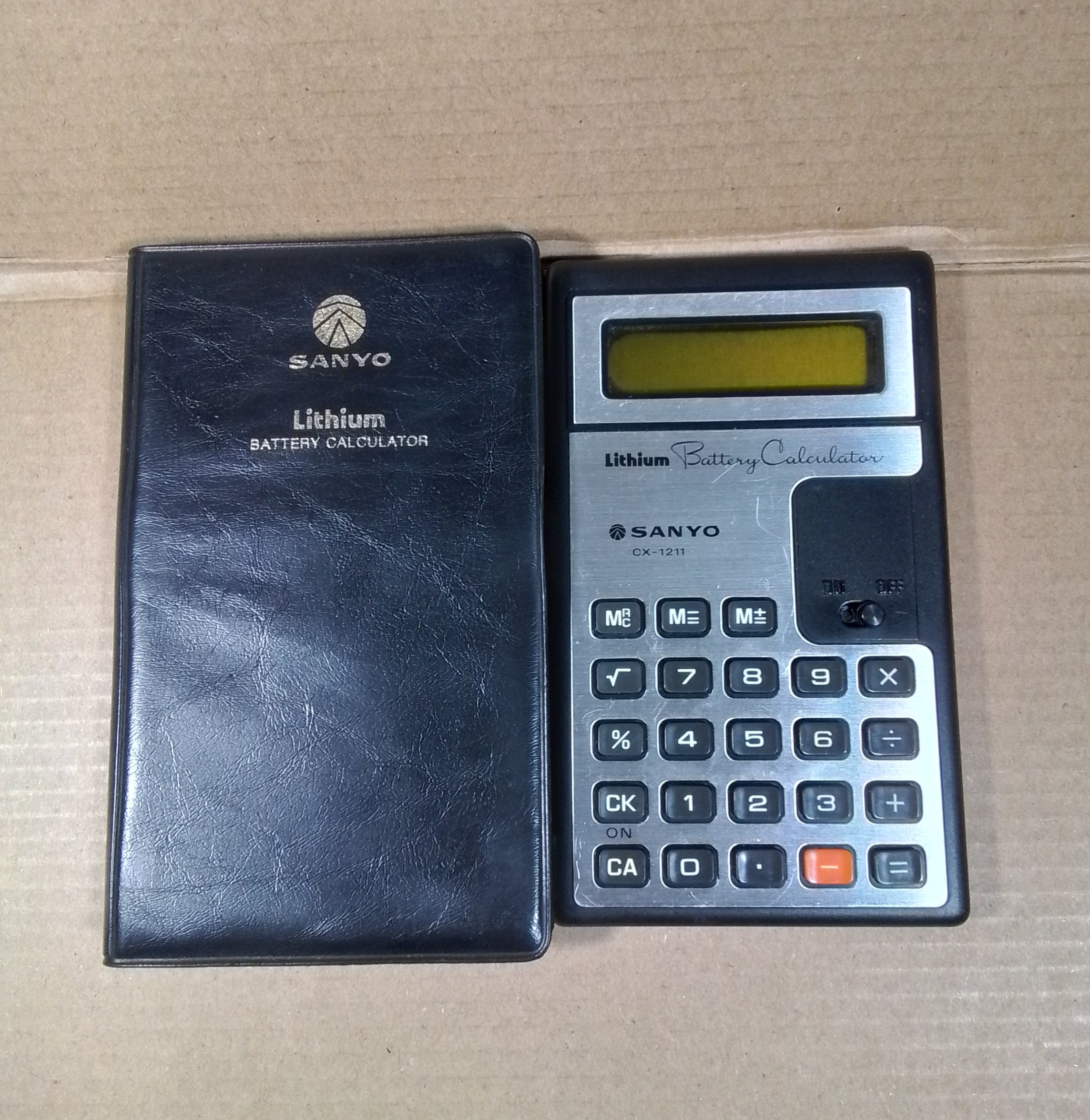 Calculadora Sanyo CX 1231 Vintage de Segunda mano por 15 EUR en