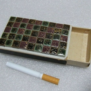 Vintage Matchpack table match Matchbox decorated with venecita
